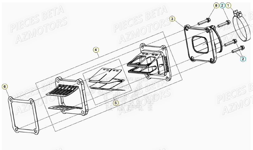 Admission BETA Pièces RR 125 RACING 2T - 2020