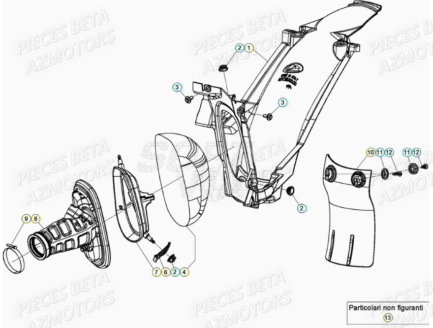 FILTRE A AIR BETA RR 125 RACING 2T 20