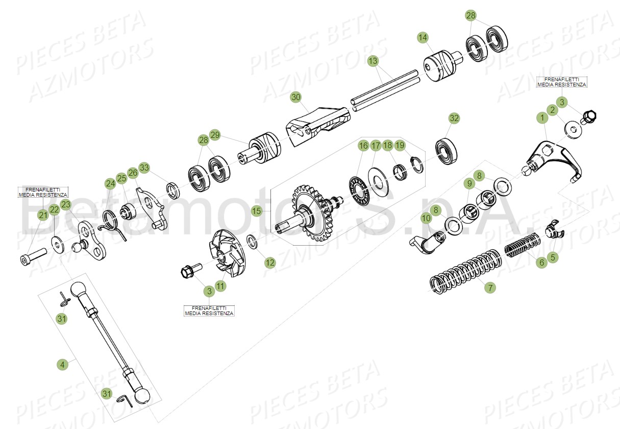 INSTALLATION DE REFROIDISSEMENT pour RR 200 2T 2019