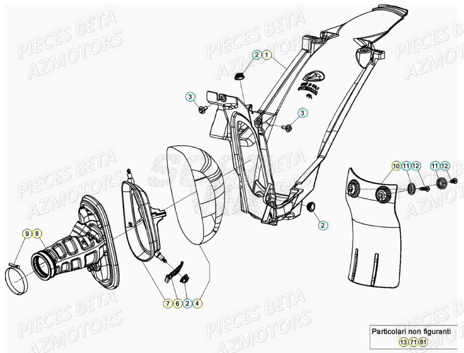 Filtre A Air BETA Pieces Beta RR 200 2T - 2020