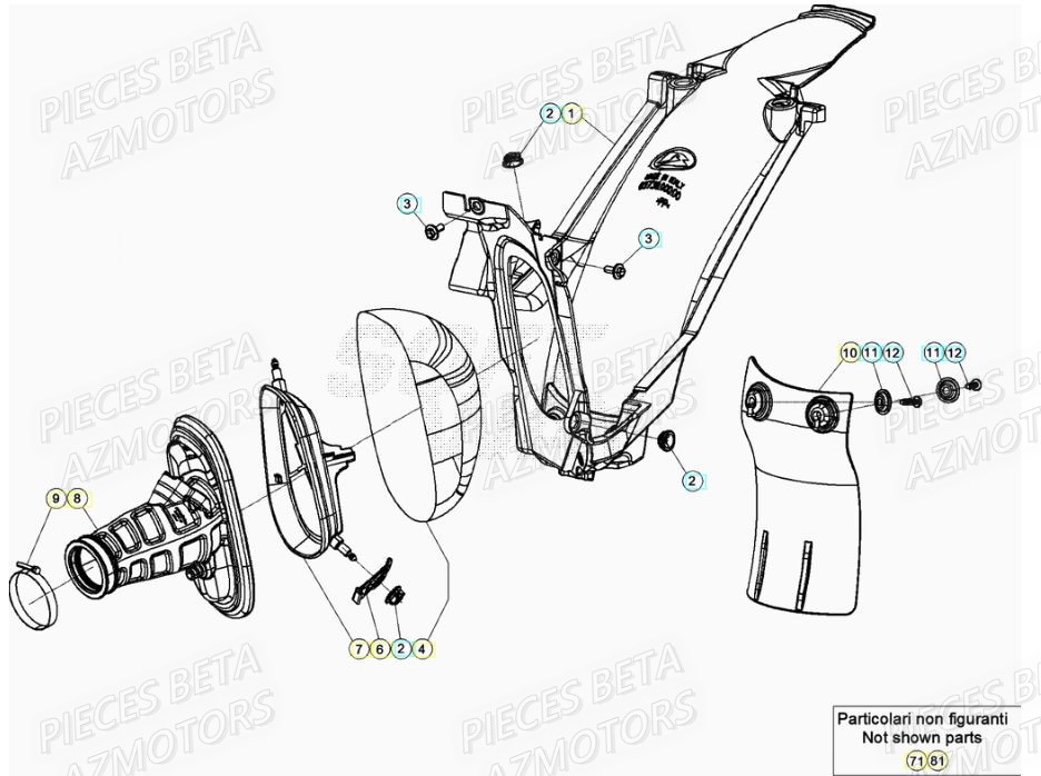 Filtre A Air BETA Pieces Beta RR 200 2T - 2021