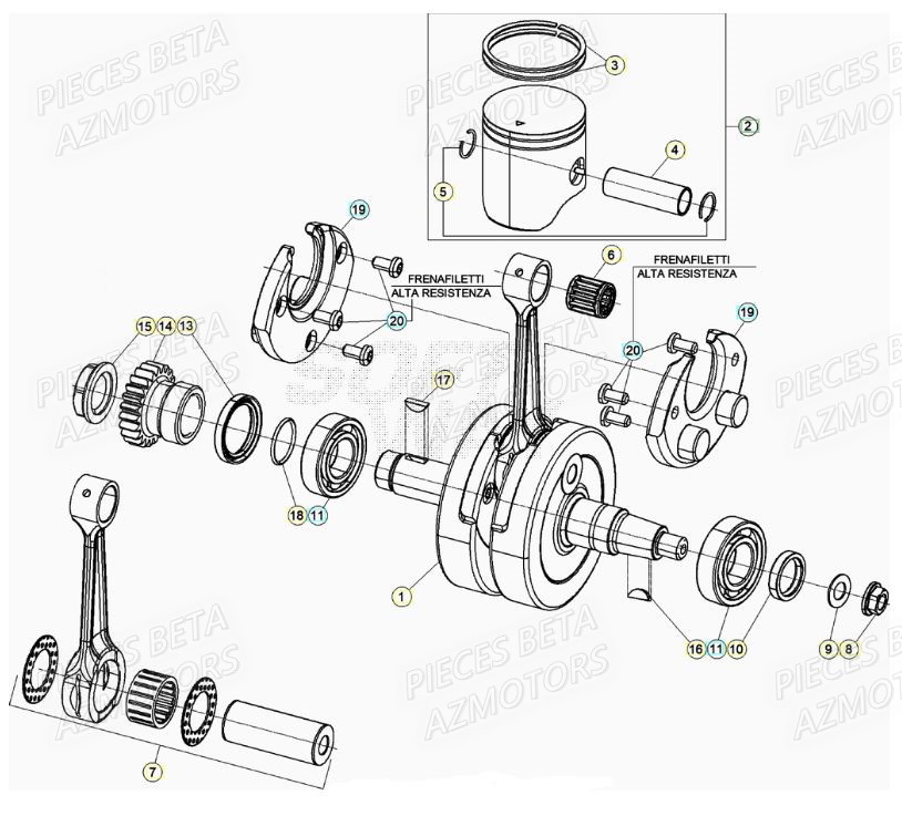 VILEBREQUIN BETA Pieces BETA RR 200 2T - 2021