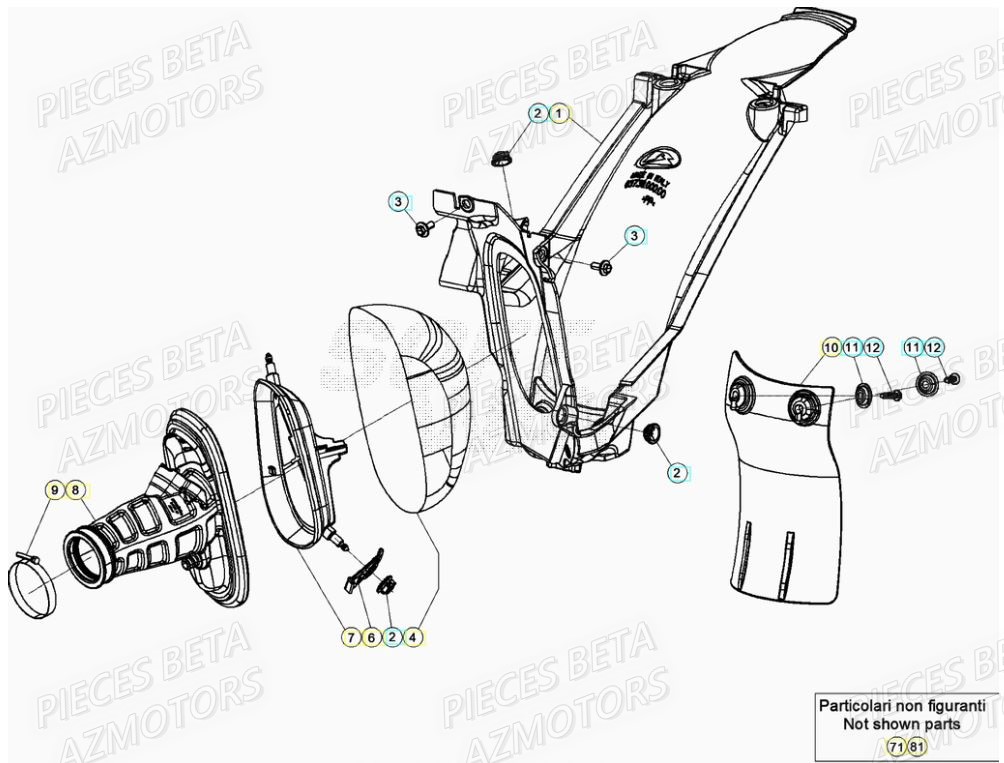 Filtre A Air BETA Pieces Beta RR 200 2T - 2022