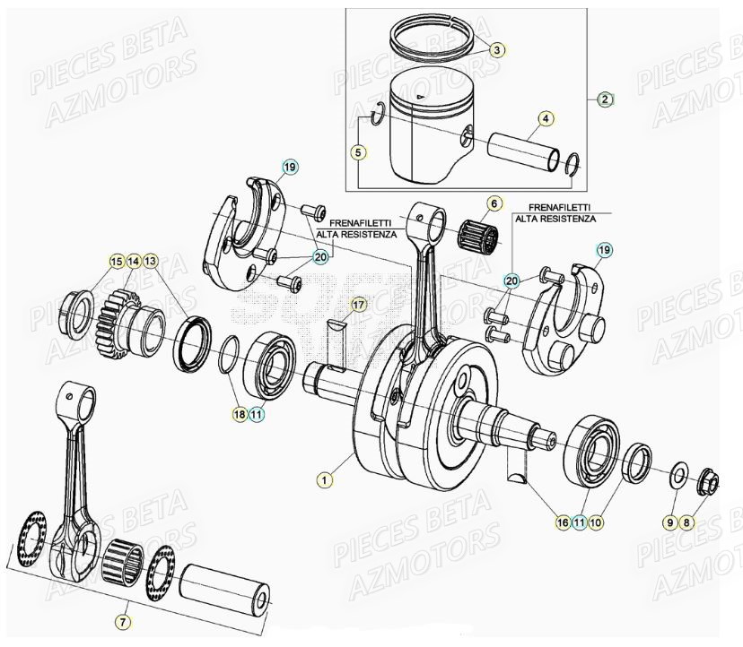 VILEBREQUIN BETA Pieces BETA RR 200 2T - 2022