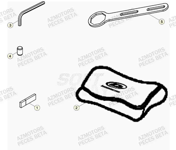 Manuel BETA Pieces Beta RR 200 2T - 2023