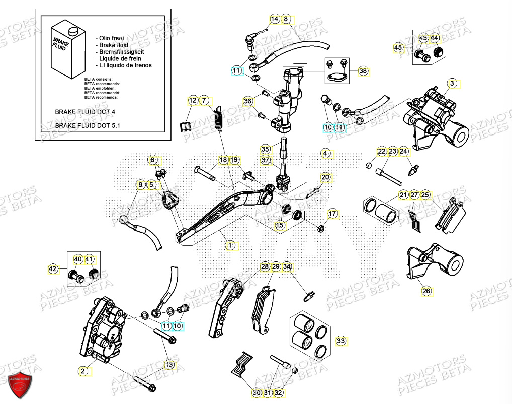 FREINS pour RR 200 2T 2024