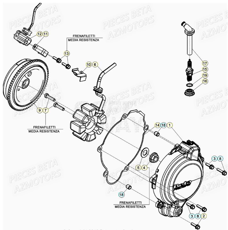 ALLUMAGE BETA Pièces Beta RR 200 RACING 2T - 2022