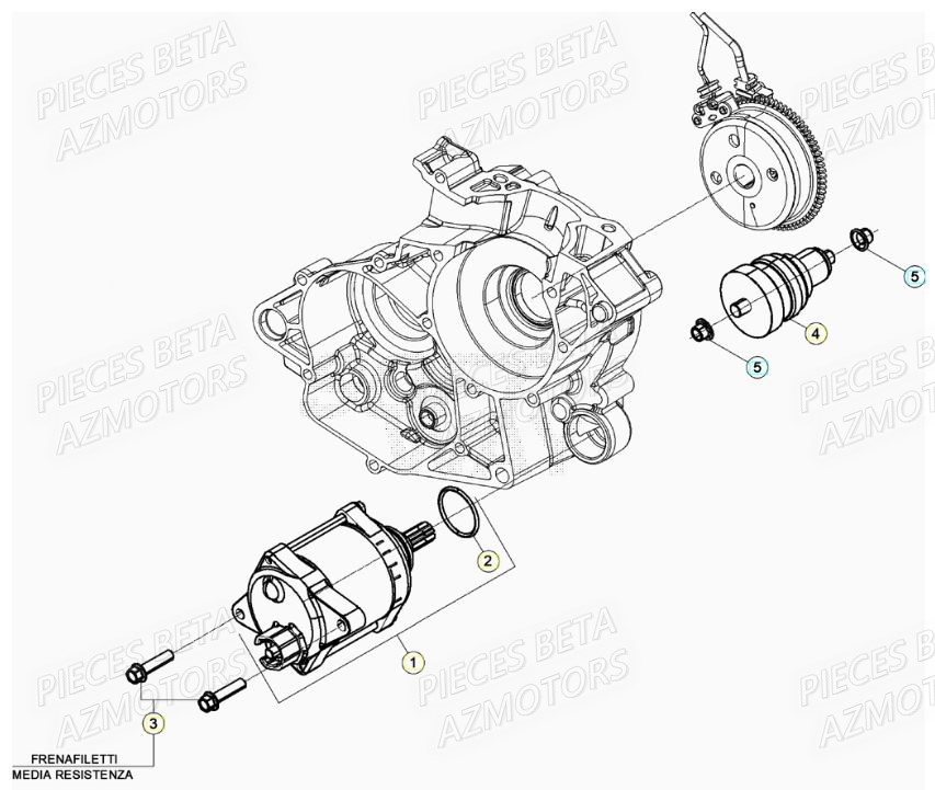 DEMARREUR BETA RR 200 RACING 2T 22