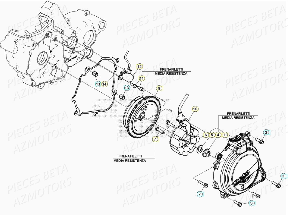 ALLUMAGE BETA RR 250 2T 2020