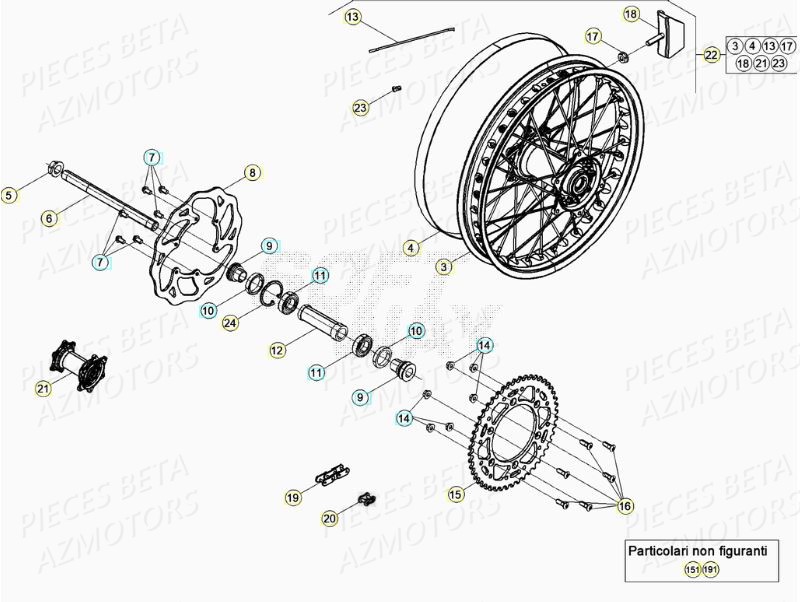 Roue Arriere BETA 