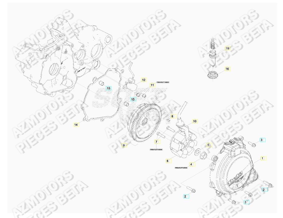 Allumage BETA Pieces BETA RR 2T 250 - (2018)