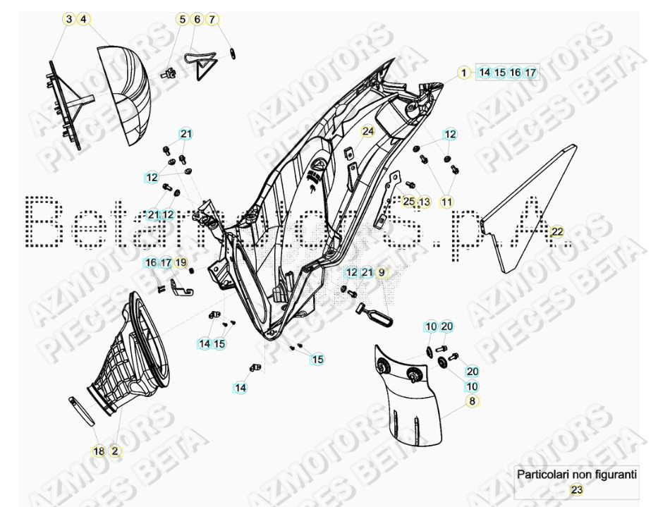 Filtre A Air BETA Pieces BETA RR 2T 250 - (2018)