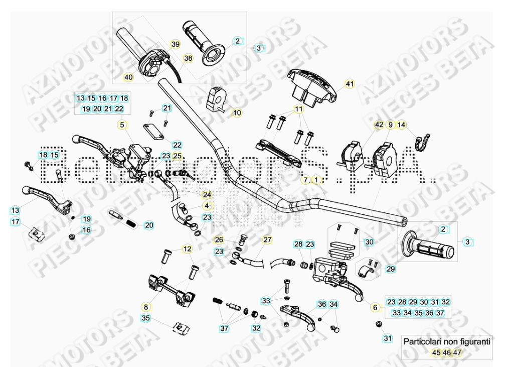 GUIDON pour RR 250 2T MY18