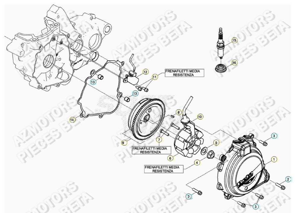 Allumage BETA Pieces BETA RR 2T 250 - (2019)