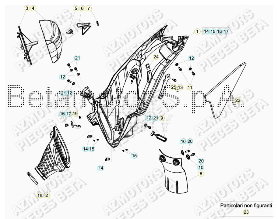 Filtre A Air BETA Pieces BETA RR 2T 250 - (2019)