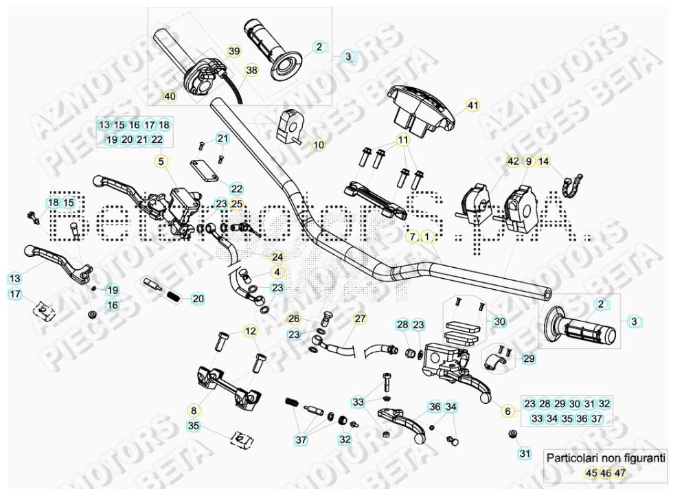 GUIDON BETA Pieces BETA RR 2T 250 - (2019)