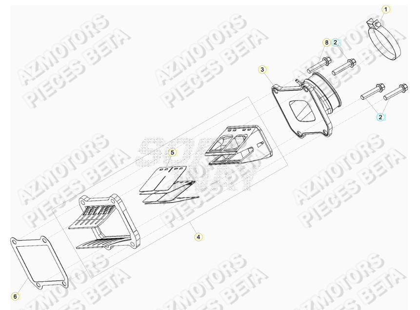 Admission BETA Pieces BETA RR 2T 250 - (2020)