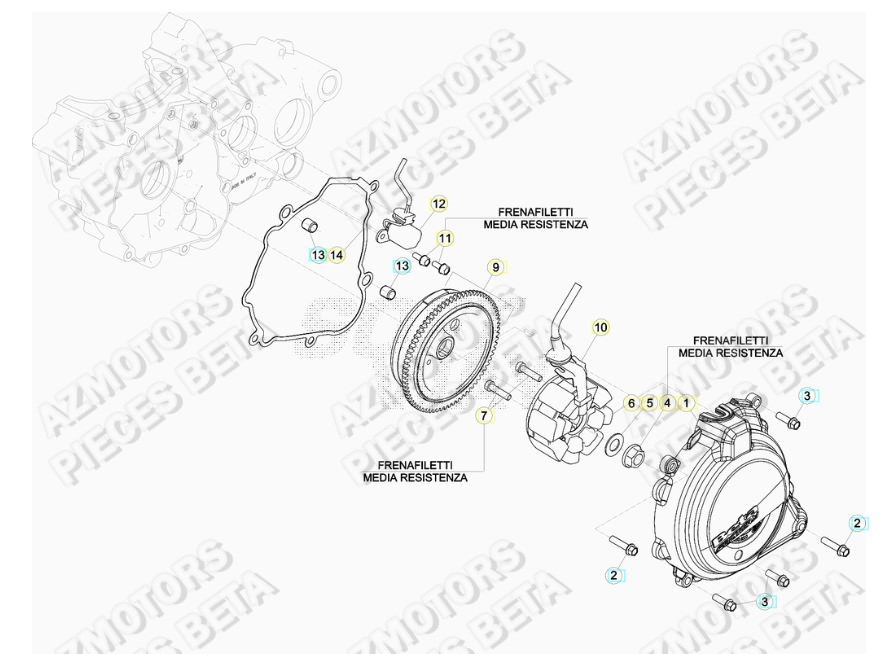 Allumage BETA Pieces BETA RR 2T 250 - (2020)