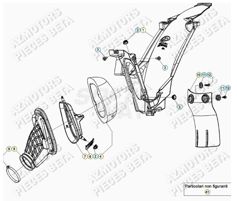 Filtre A Air BETA Pieces BETA RR 2T 250 - (2020)