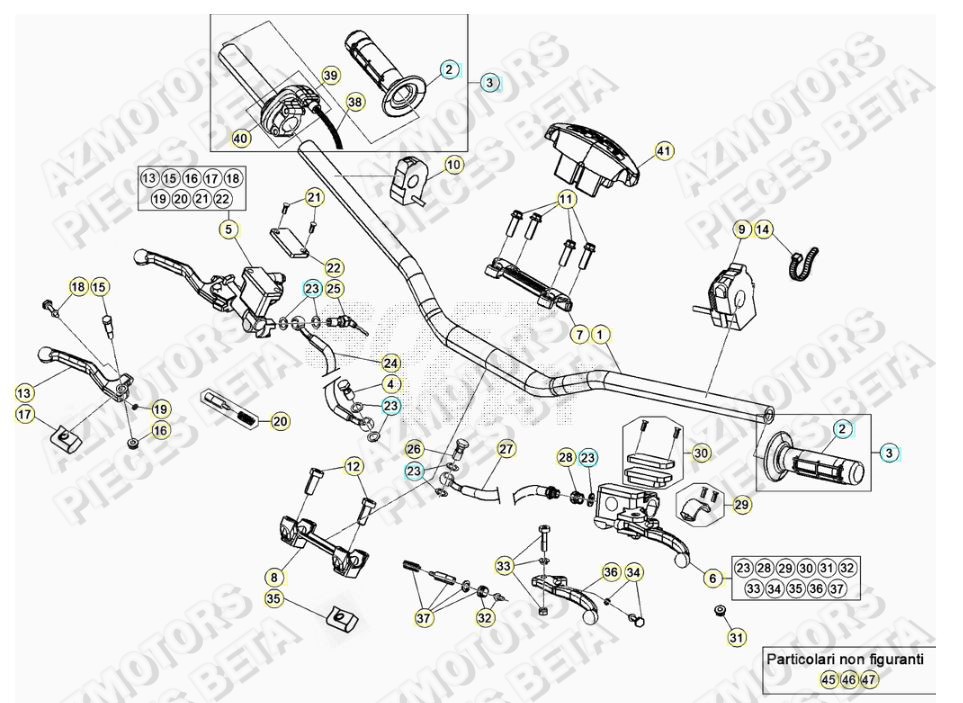 Guidon BETA Pieces BETA RR 2T 250 - (2020)