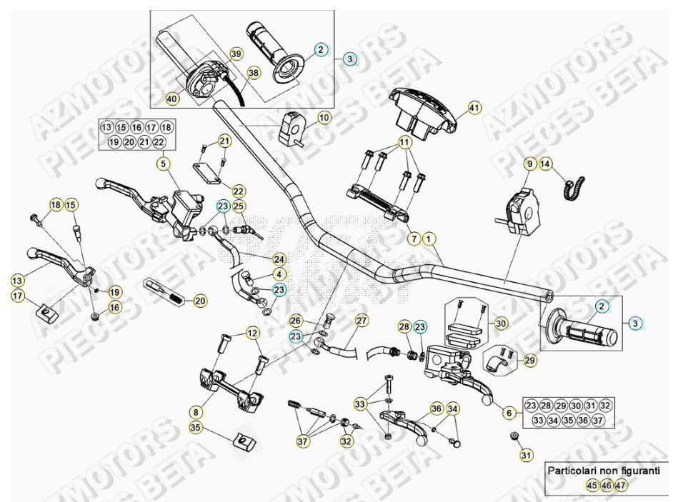 GUIDON pour RR 250 2T MY20