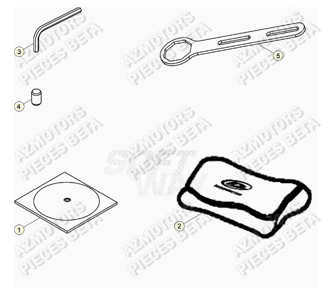 Manuel BETA Pieces BETA RR 2T 250 - (2020)