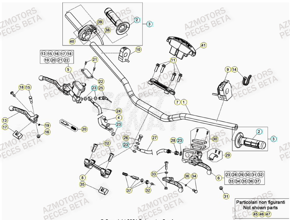 GUIDON BETA Pieces BETA RR 2T 250 - (2021)