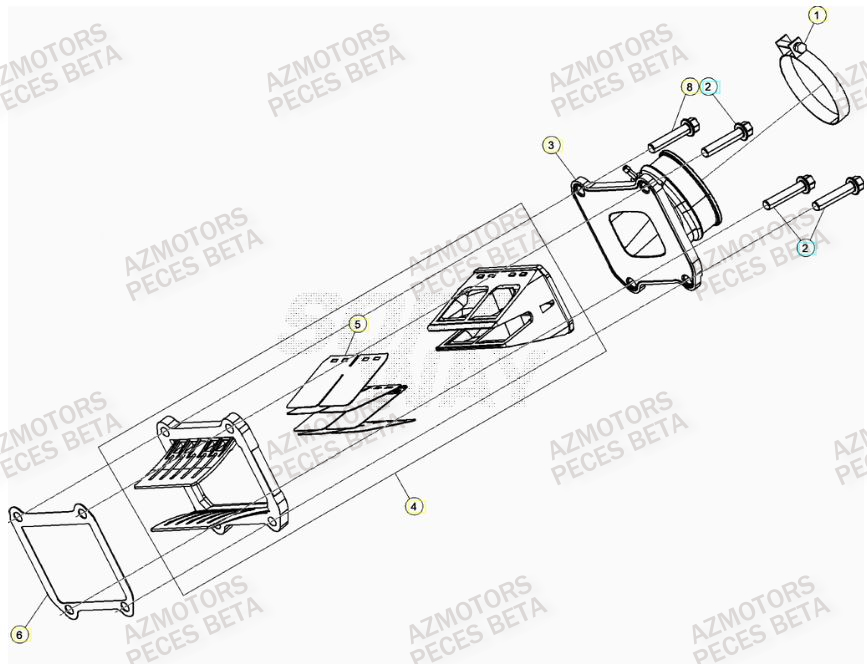 Admission BETA Pieces BETA RR 2T 250 - (2022)