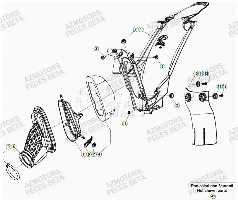 Filtre A Air BETA Pieces BETA RR 2T 250 - (2023)