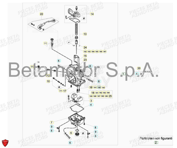 Carburateur BETA Pieces BETA RR RACING 2T 250 - (2018)