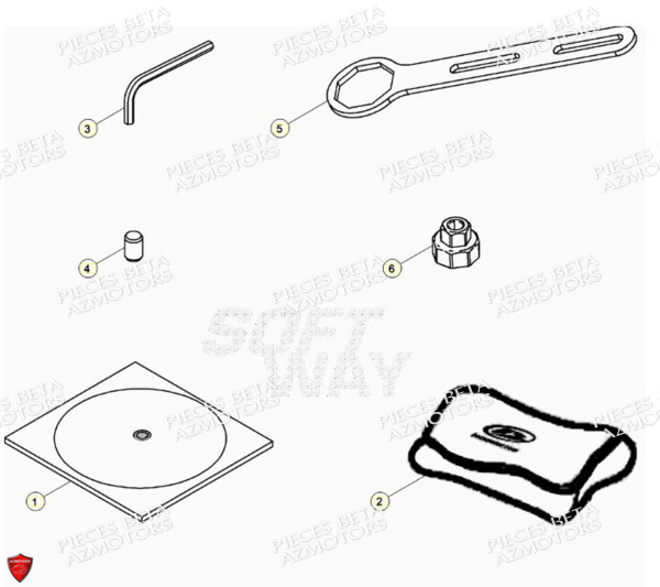 Outillages BETA Pieces BETA RR RACING 2T 250 - (2018)