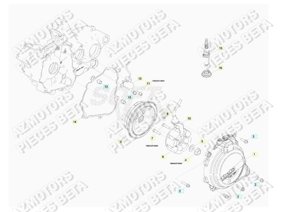 Allumage BETA Pieces BETA RR RACING 2T 250 - (2019)