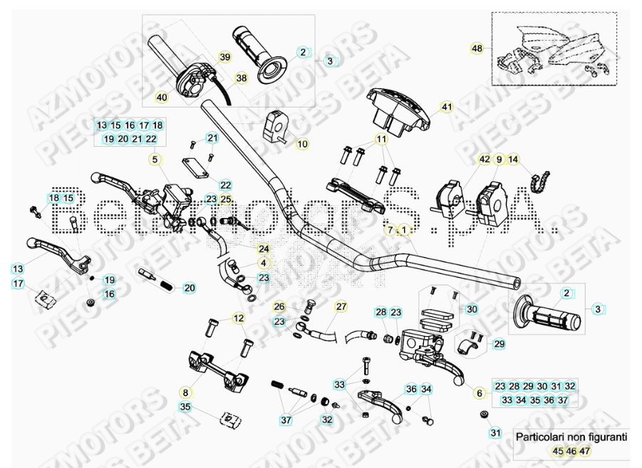 GUIDON BETA Pieces BETA RR RACING 2T 250 - (2019)