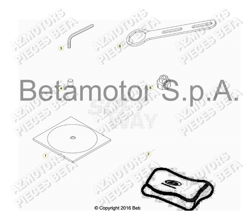Manuel BETA Pieces BETA RR RACING 2T 250 - (2019)