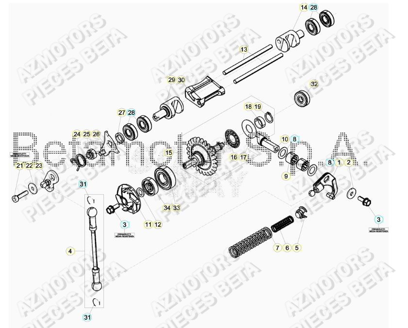 Refroidissement BETA Pieces BETA RR RACING 2T 250 - (2019)