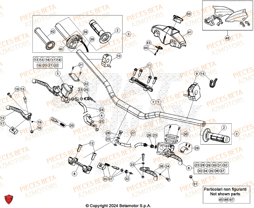 Guidon BETA Pieces BETA RR RACE 2T 250 - (2025)