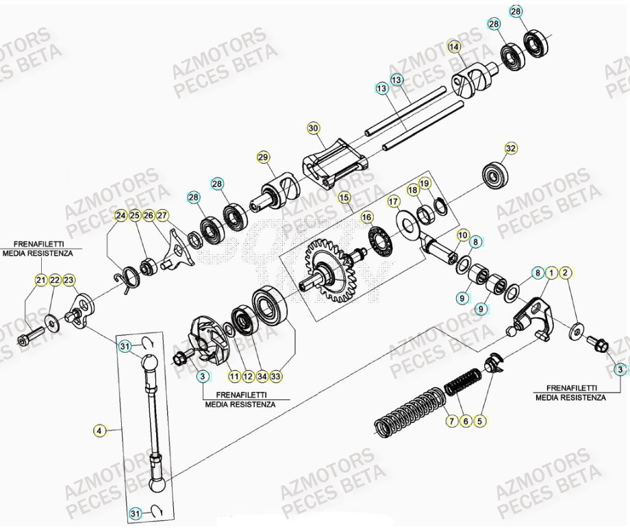 CULBUTEUR pour RR 250 RACING MY20