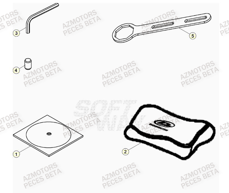 Manuel BETA Pieces BETA RR RACING 2T 250 - (2020)