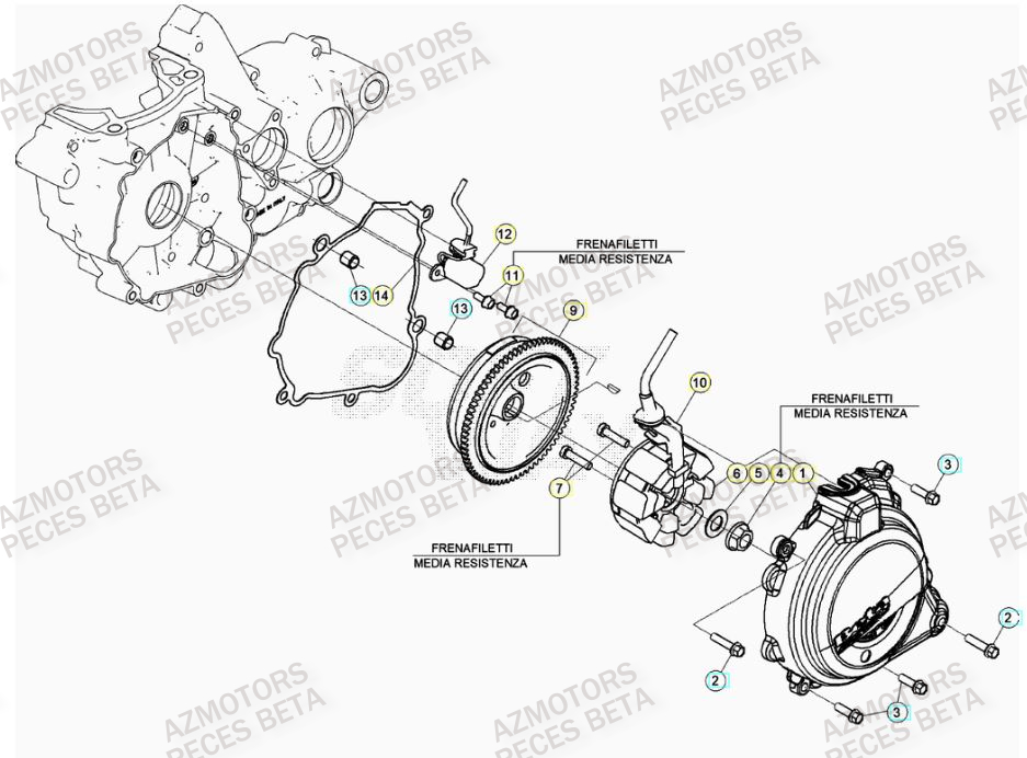 Allumage BETA Pieces BETA RR RACING 2T 250 - (2021)