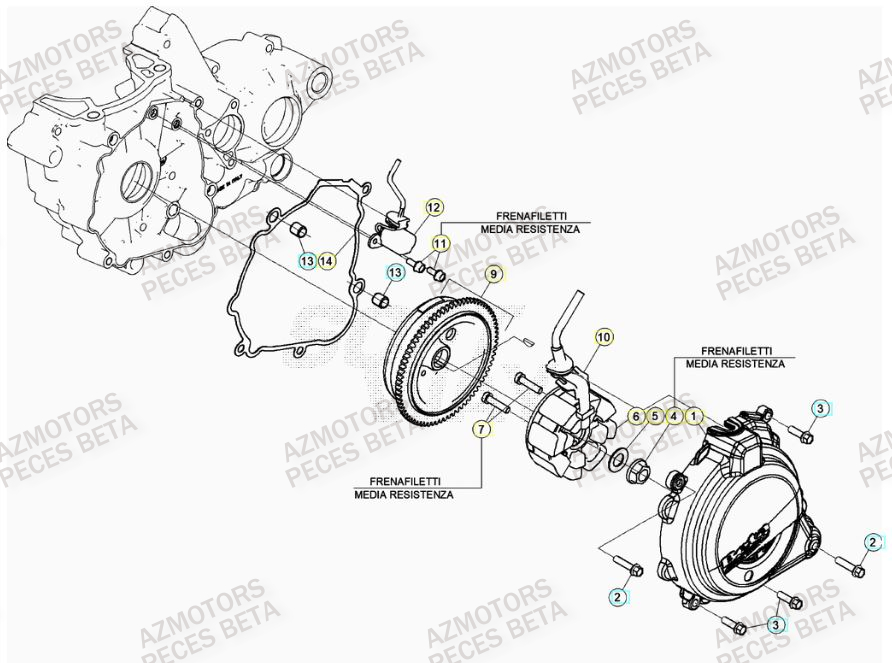 ALLUMAGE BETA Pieces BETA RR 2T 250 - (2022)