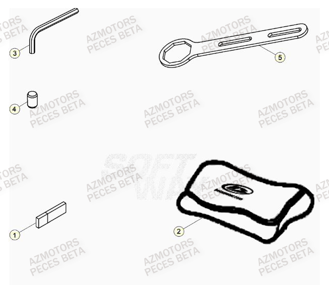 Manuel BETA Pieces BETA RR RACING 2T 250 - (2023)