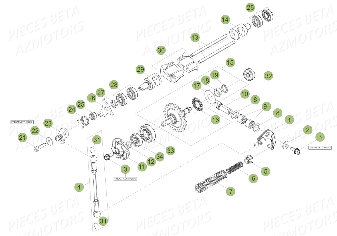 INSTALLATION DE REFROIDISSEMENT pour RR 300 2T 2014