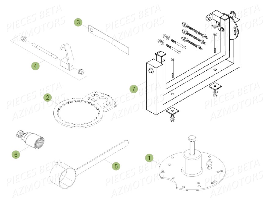 Outillage Special BETA Pièces BETA RR 2T 300 - (2014)
