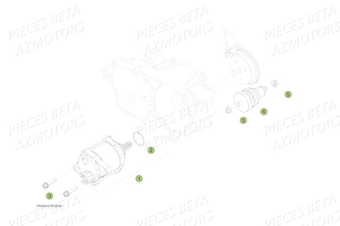 Demarrage Electrique BETA Pieces BETA RR 2T 300 - (2019)