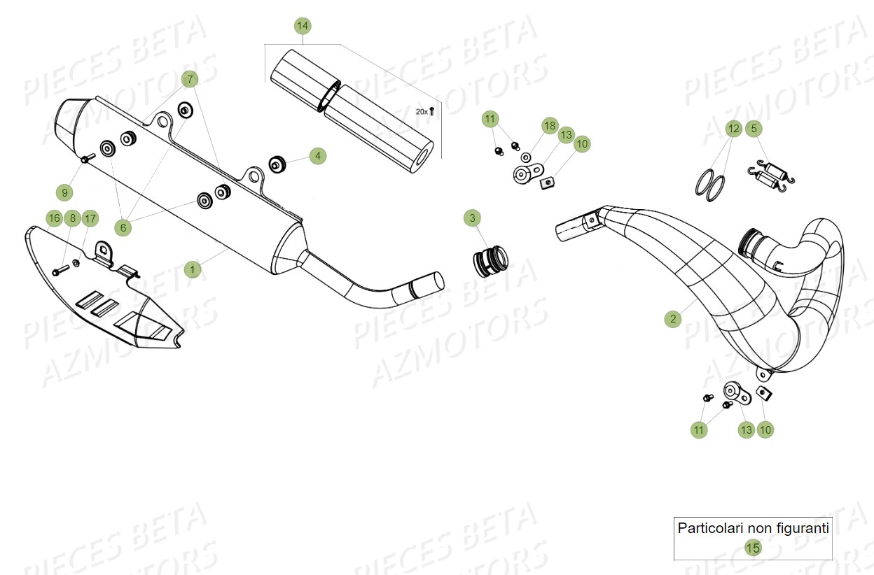 Echappement BETA Pieces BETA RR 2T 300 - (2019)