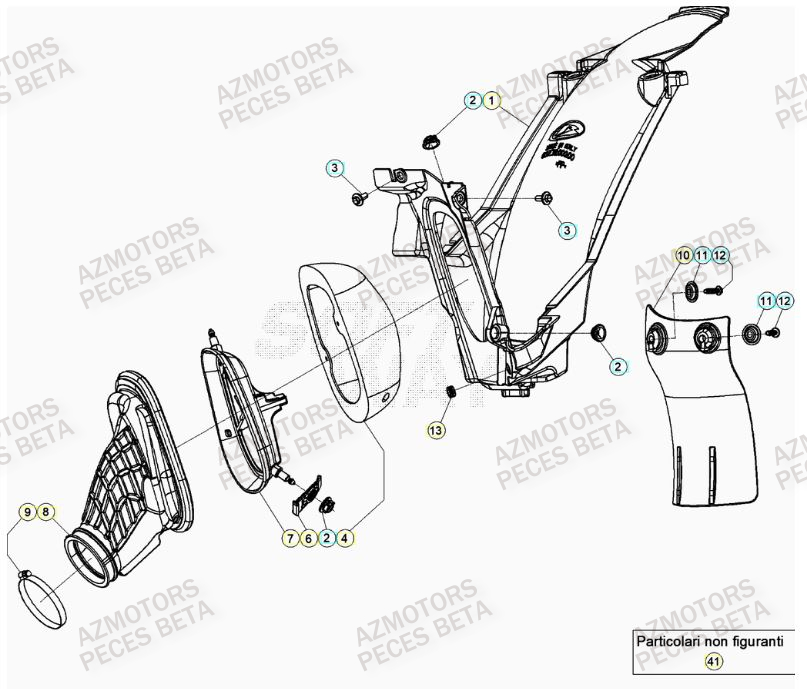 Filtre A Air BETA Pieces BETA RR 2T 300 - (2020)