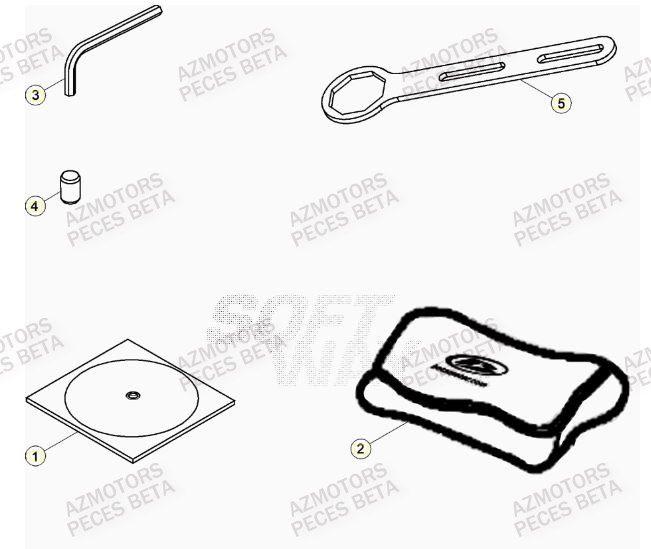 Manuel BETA Pieces BETA RR 2T 300 - (2020)