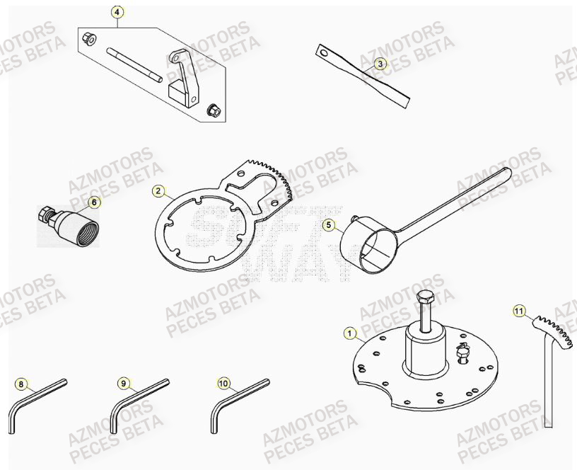 Outils BETA Pieces BETA RR 2T 300 - (2020)