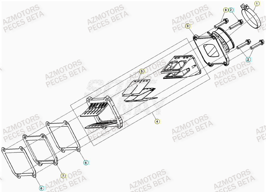 Admission BETA Pieces BETA RR 2T 300 - (2021)