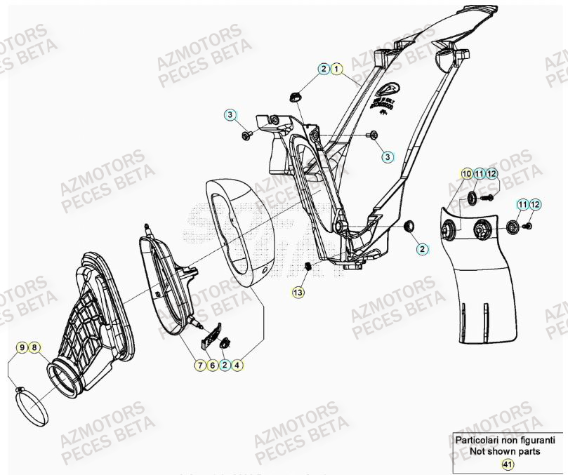 FILTRE A AIR BETA RR 300 2T 2021